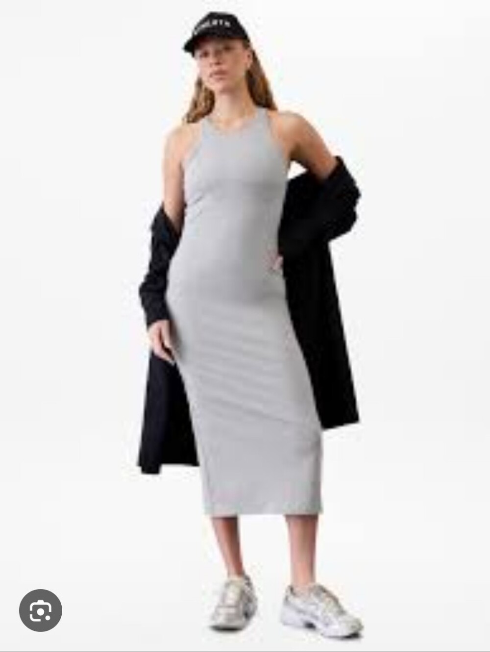 Athleta Signature Rib Maxi Dress Body-skimming stretch with a cotton-like feel
